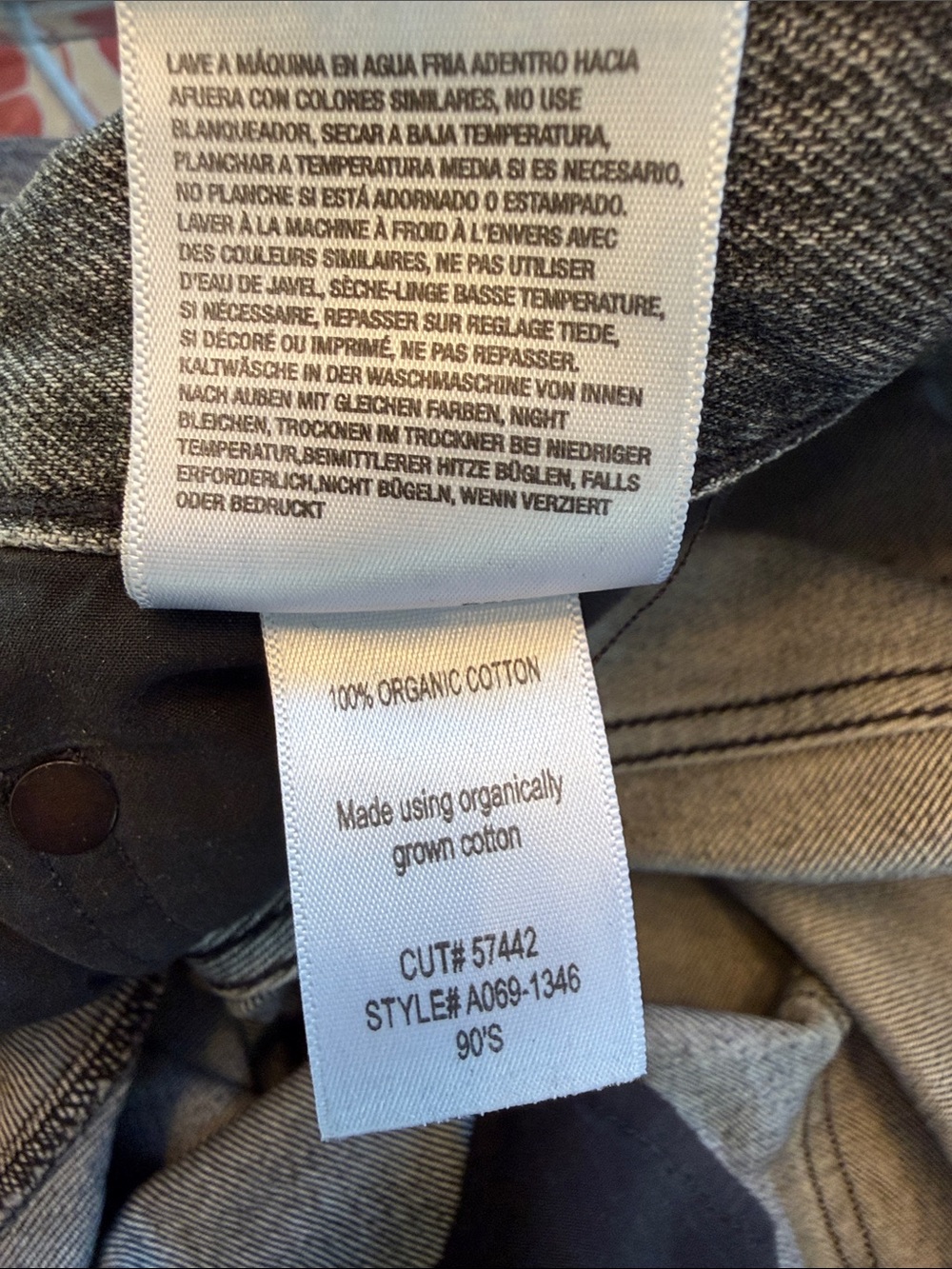 AGOLDE 90s jean gray black 26 - Picture 7 of 8